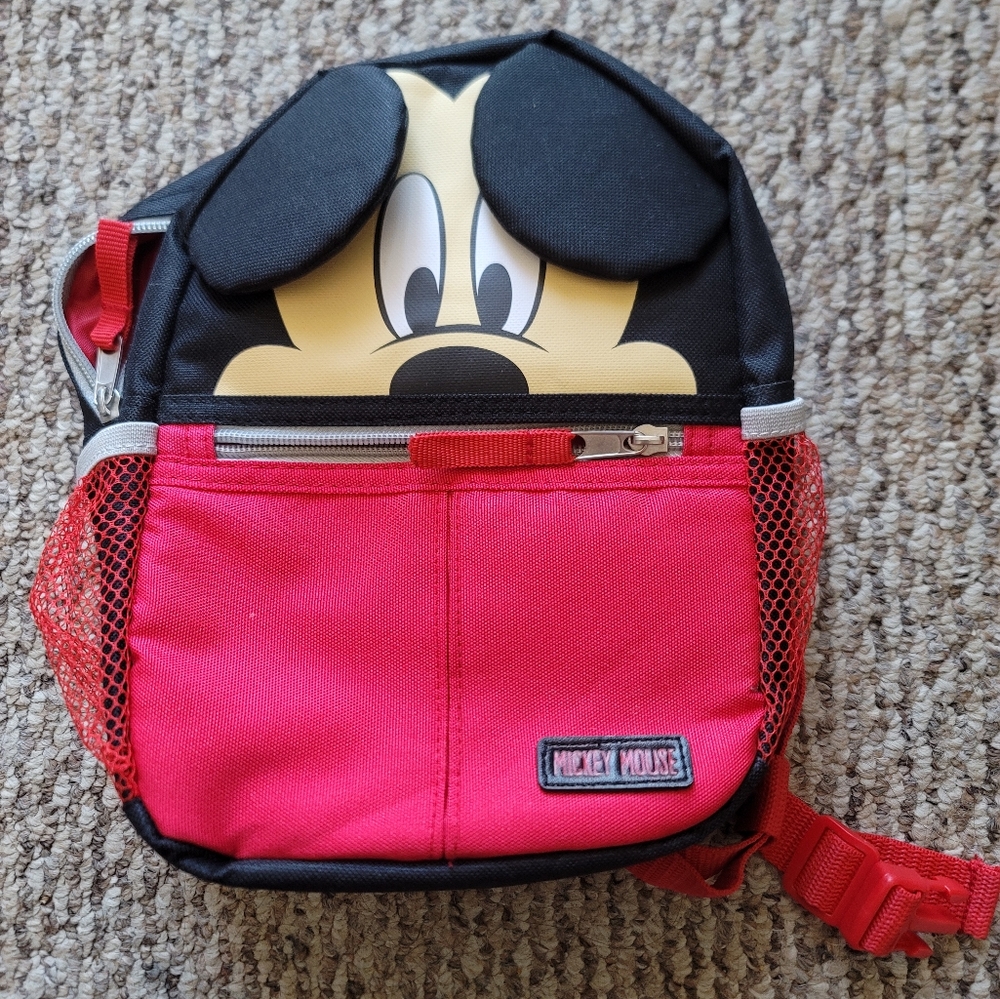 Mickey Mouse Backpack With Ears For Unisex Toddler